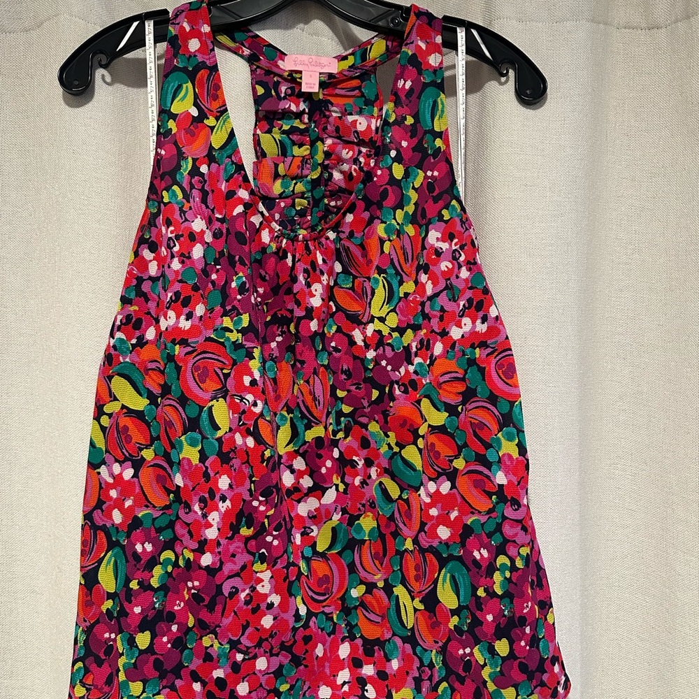 Lilly Pulitzer Colorful Floral Tank Top